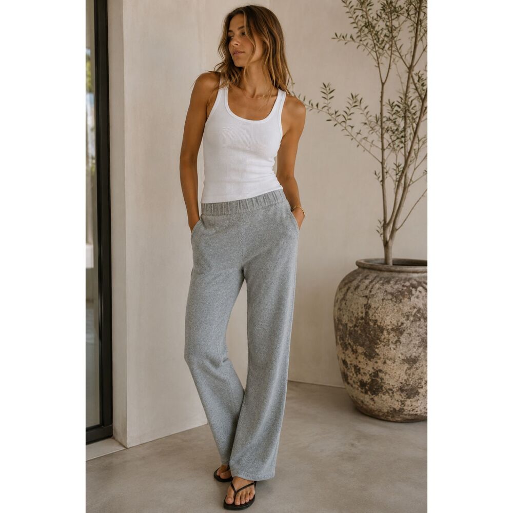 Lauren Manoogian Gray Alpaca Wool Lounge Pants Trousers   Women's Size 2